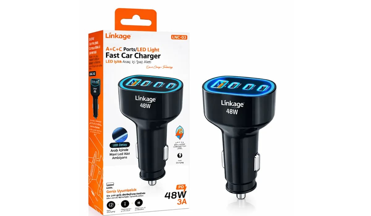 Linkage LNC-03 48W/3A Araç İçi Şarj Soketi